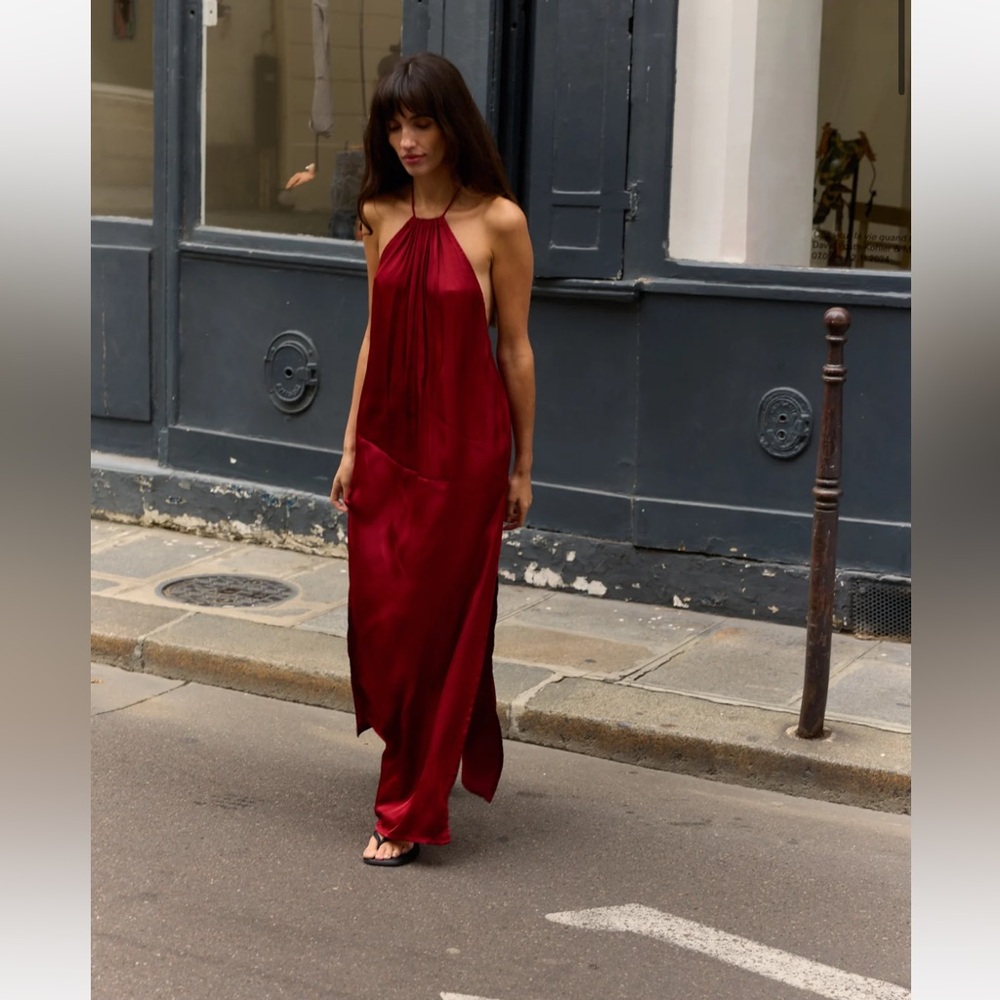 Cei dress in cherry